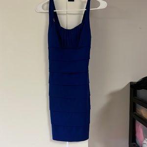Royal blue shirt mini dress! Size small!